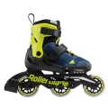 Rollerblade Inline Skates Microblade 3WD (Wheels: 80mm/82A, Bearings: SG3) royal blue/lime Kids